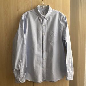 Mens Bonobos Oxford Stripe Shirt New. Sz M